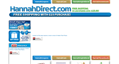 Desktop Screenshot of hannahdirect.com